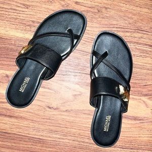 MICHAEL KORS Black Sandals